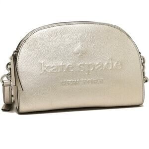 Kate spade Tori Larchmont Avenue Silver Leather Crossbody Bag